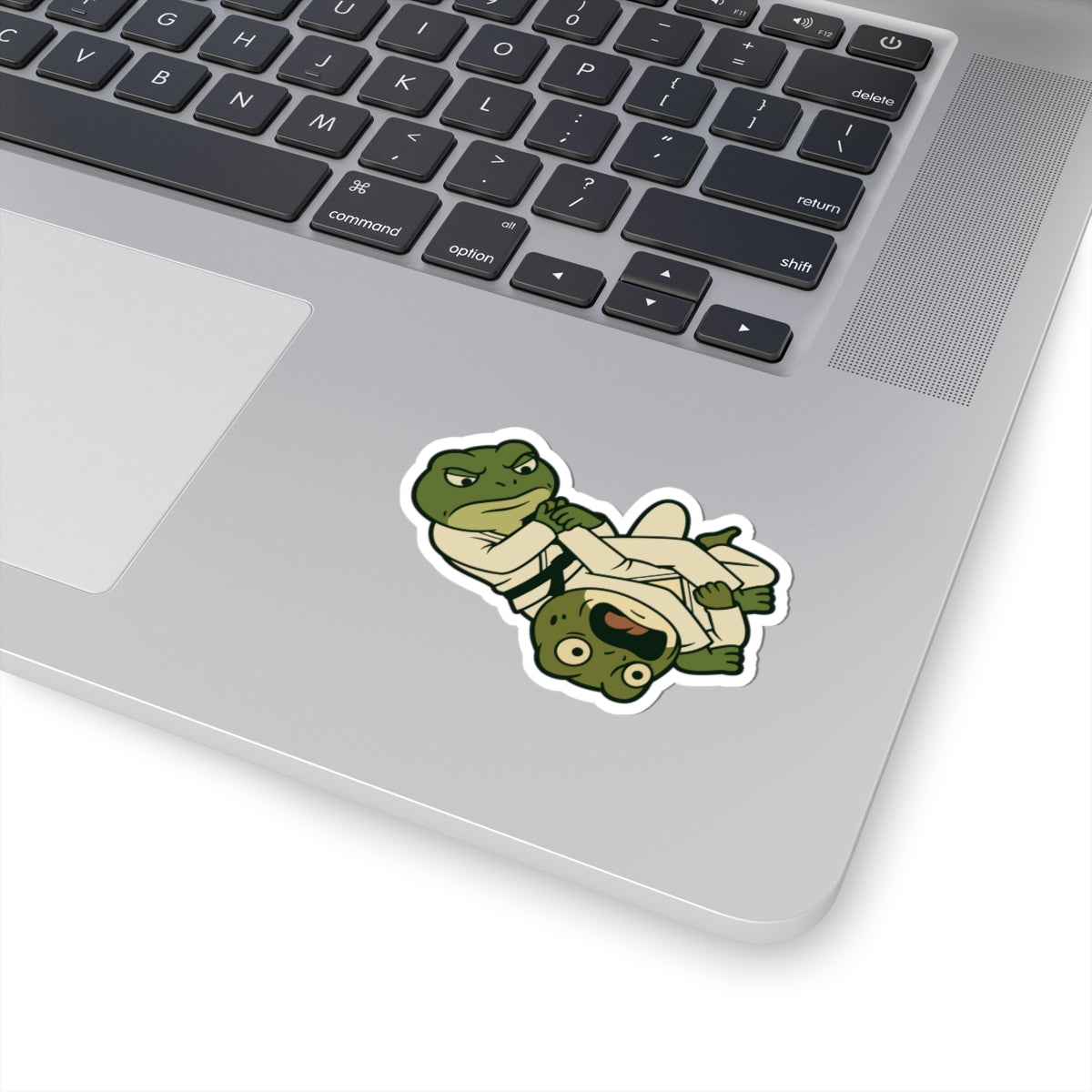 Toad-ally Tapped Out - BJJ Armbar Toad Sticker 🐸🥋