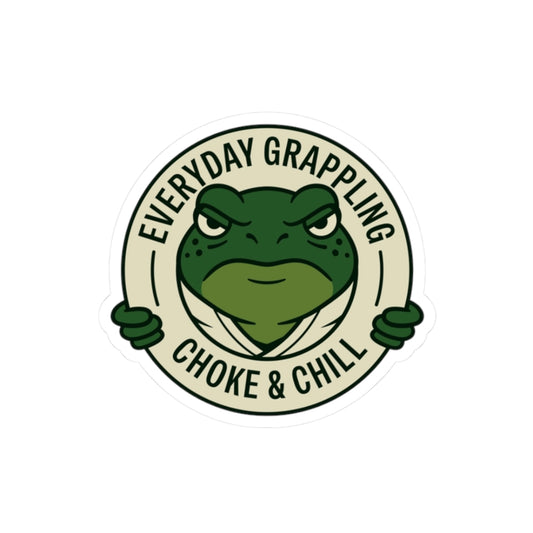 Everyday Grappling - Choke & Chill Logo 🐸