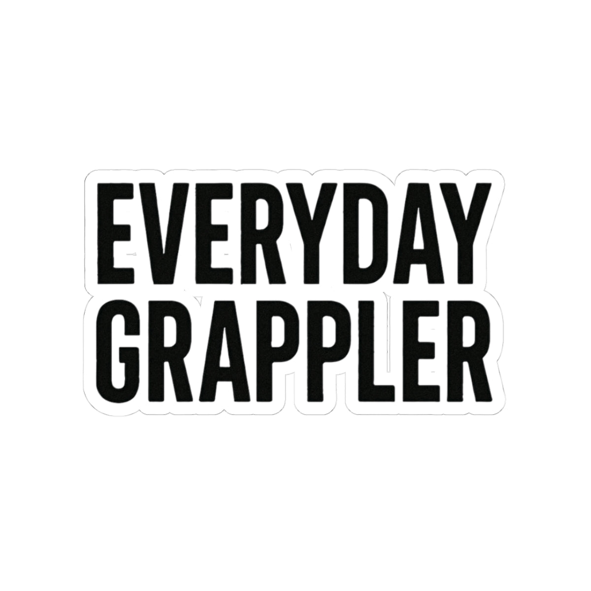 Everyday Grappler Logo Sticker 🥋🐸