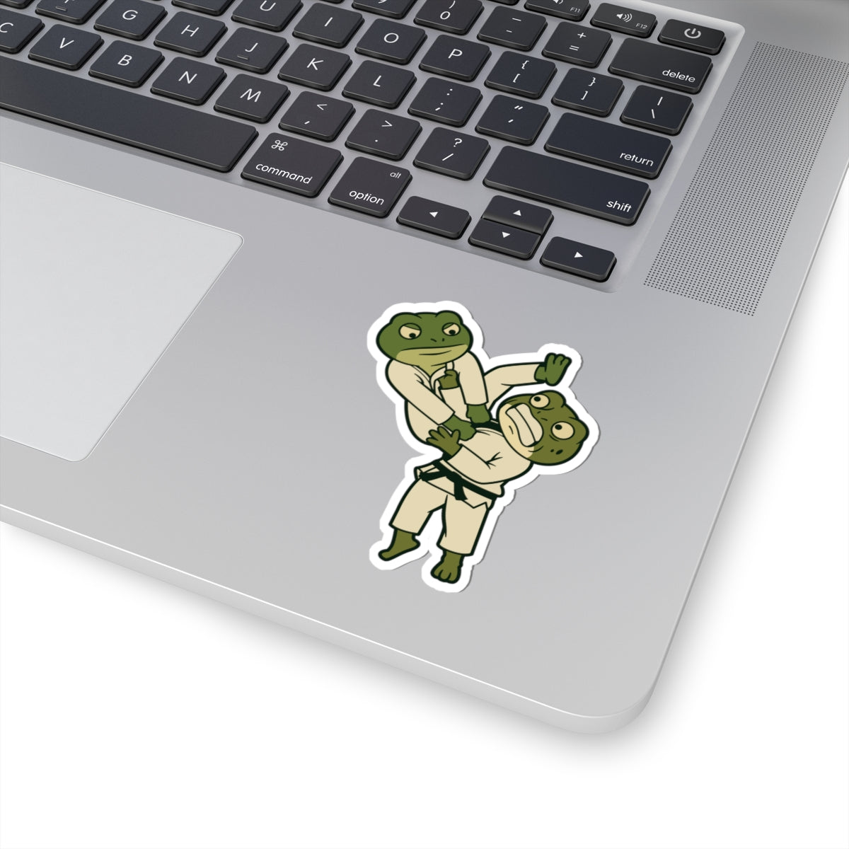 Toad-ally Airborne - Flying Armbar BJJ Toad Sticker 🐸🥋💥