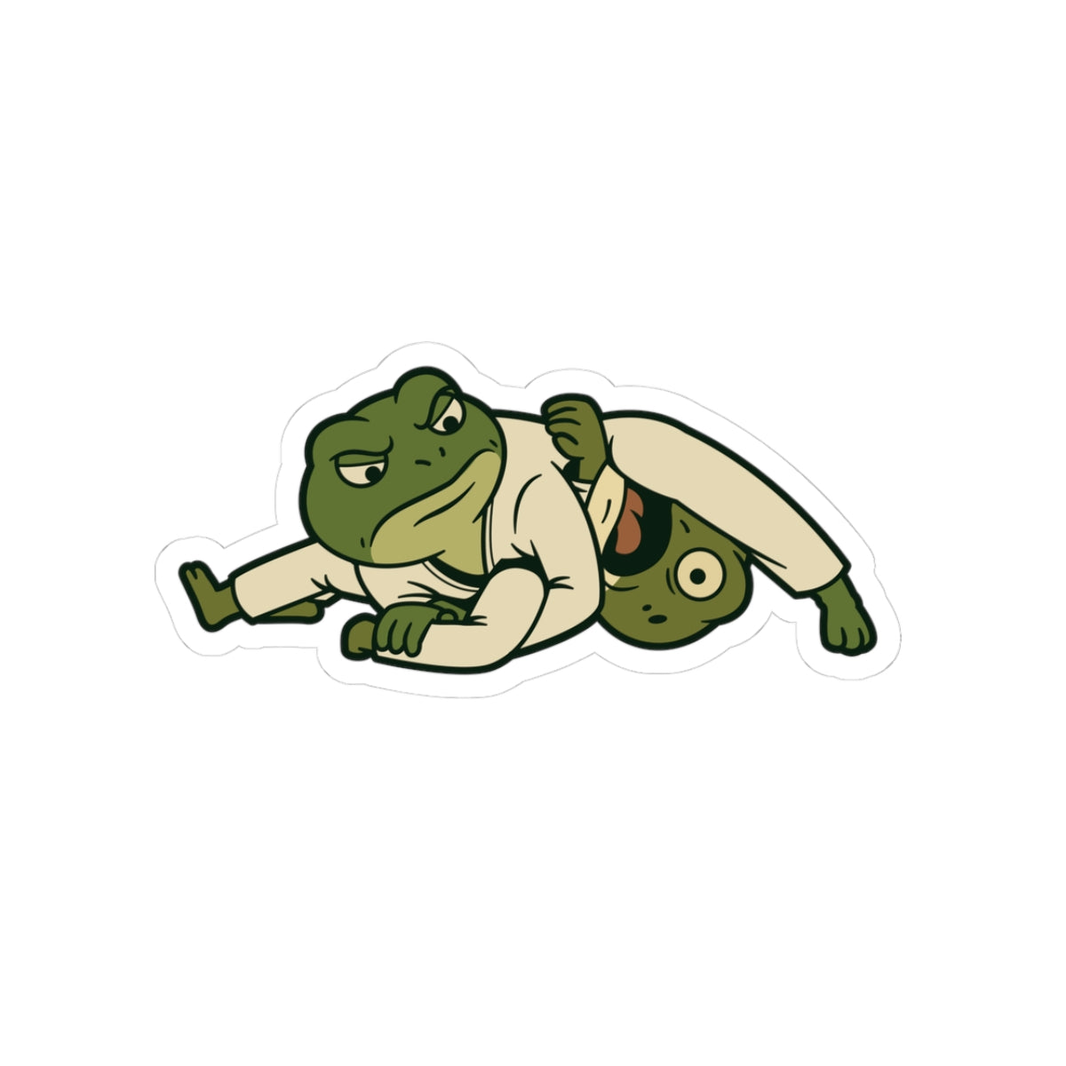 Swamp Kimura – BJJ Kimura Toad Sticker 🐸🥋