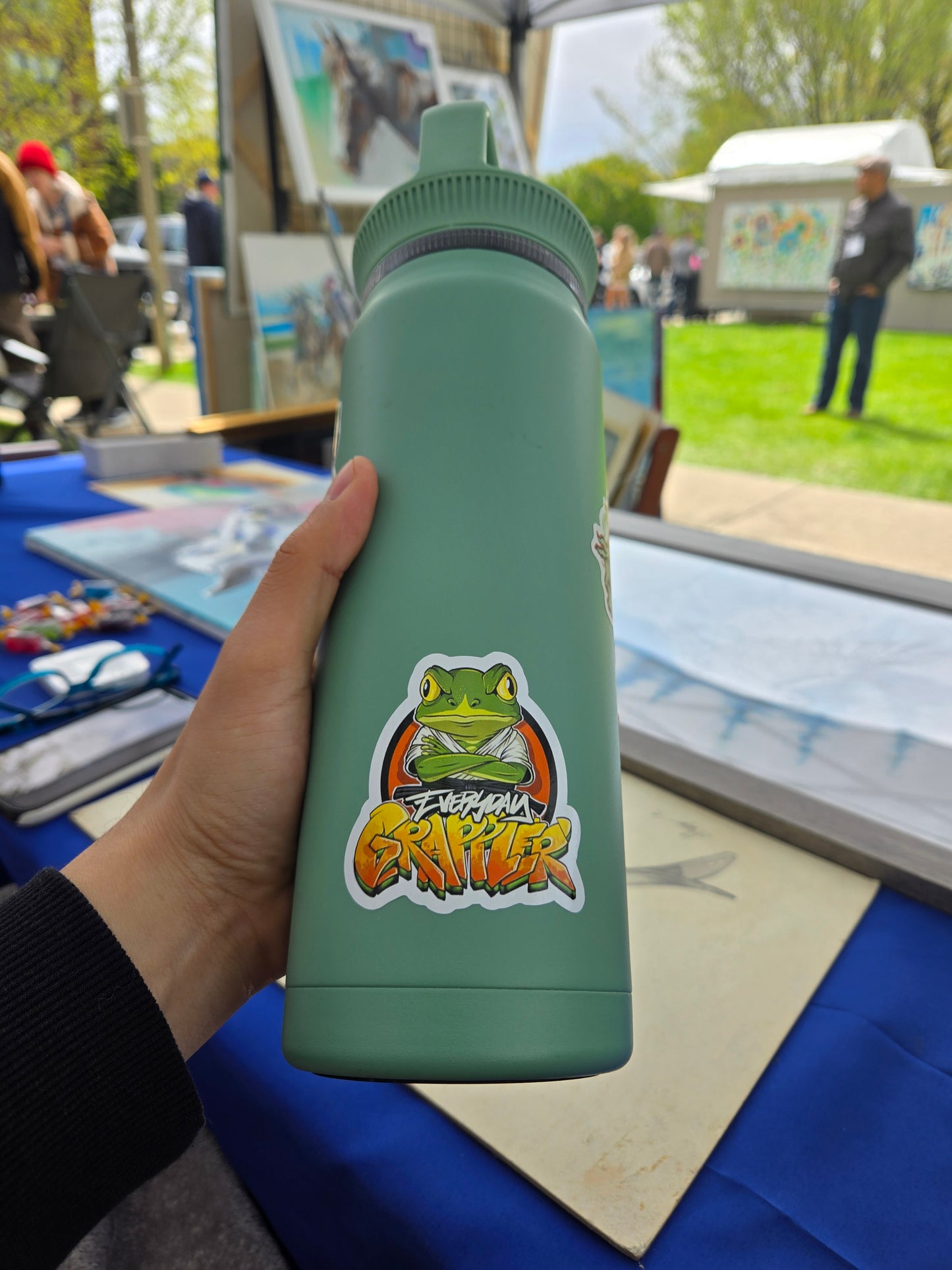 Everyday Grappler – Slick Rickson Frog BJJ Sticker 🐸🔥