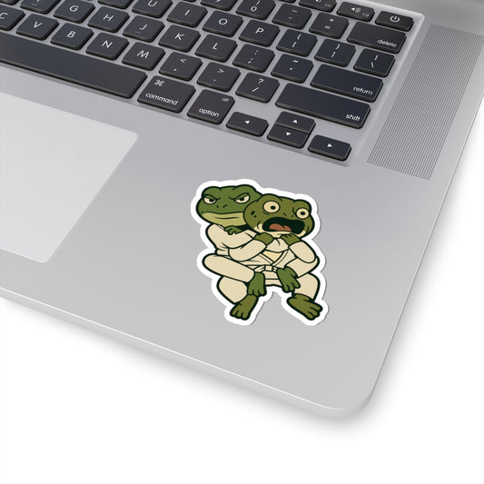 Rear-Ribbit Choke - BJJ Rear Naked Choke Toad Sticker 🐸🥋